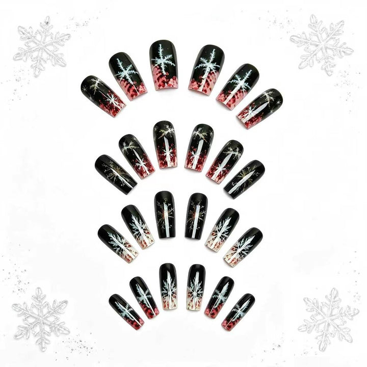 Winter-Themen Langanhaltende Nagelkunst Karnz