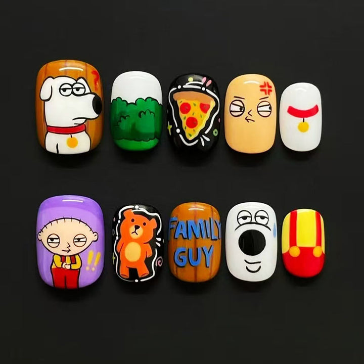 Verspieltes Künstlerisches Nagelkunst Design Set Karnz