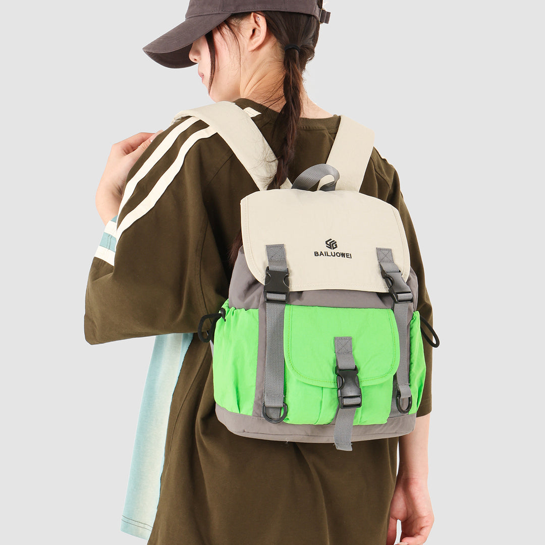 Multi-Taschen Bunte Abenteuer Rucksack Karnz