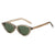 Damen Cat-Eye Sonnenbrille mit elegantem, transparentem Rahmen und UV400-Schutz Karnz