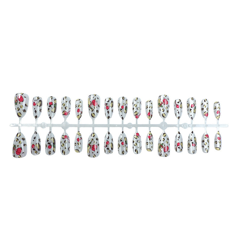 Dekorativer Kirschblüten Press-On Nail Art Set