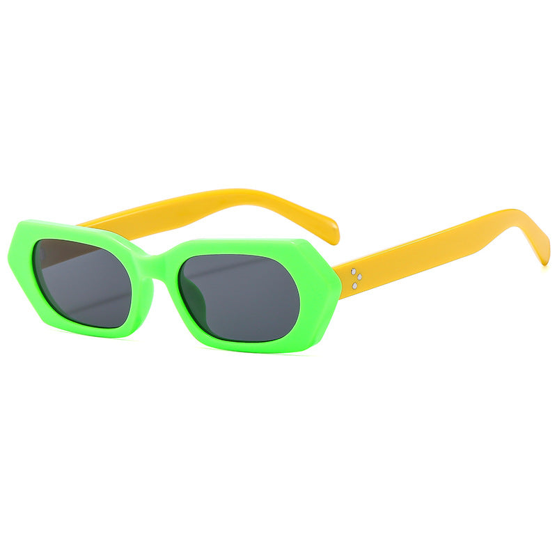 Damen modische Sonnenbrille mit stylish geometrischem Design Karnz