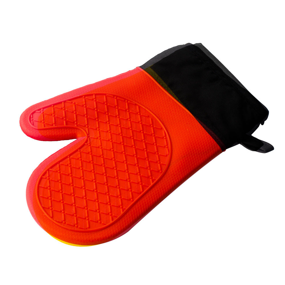 Hitzebeständige Silikonofenhandschuhe mit Ergonomischem Design Karnz