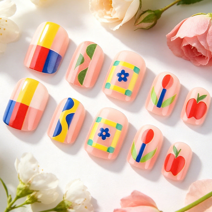 Künstlerisches Floral Nagelkunstset Karnz 1787543173