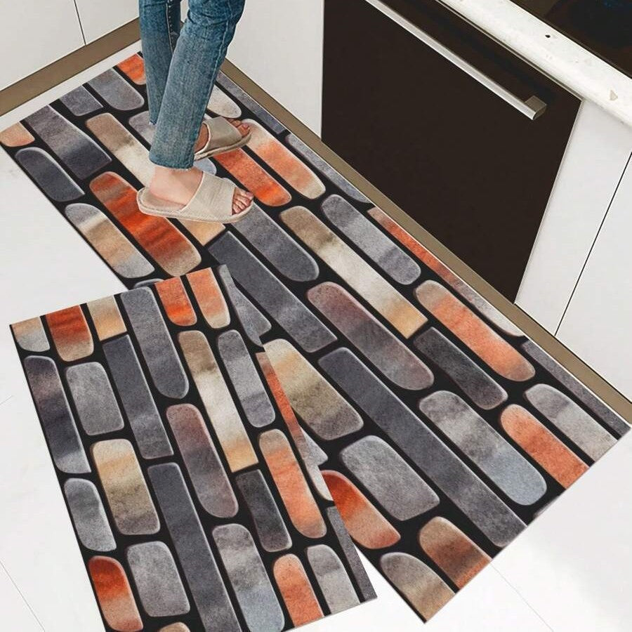 Stylische Küchenkomfortmatten-Set