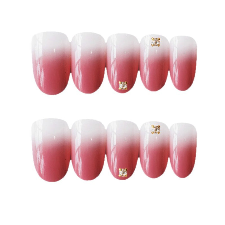 Elegantes Ombre Press-On Nagelkunst Set