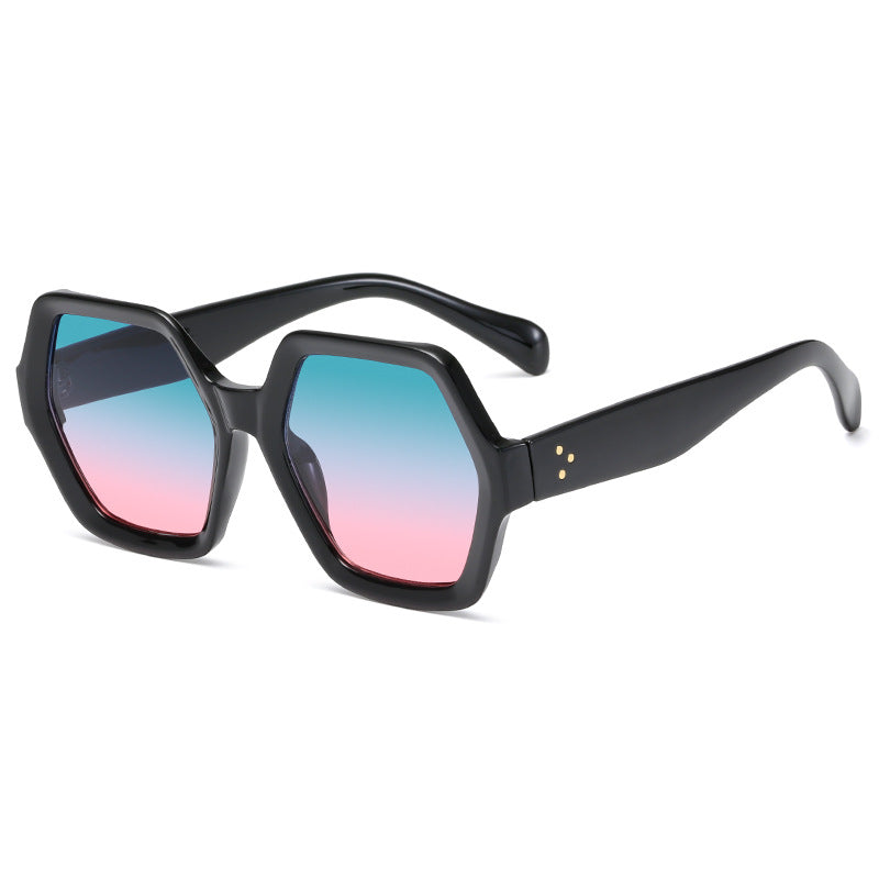 Damen geometrische Lesebrille im markanten Wabenrahmen-Design Karnz