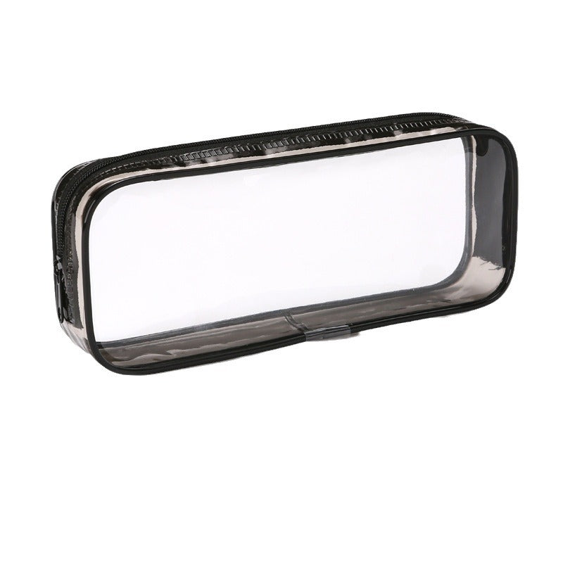 Transparent Bleistiftetui mit floralem Design Karnz