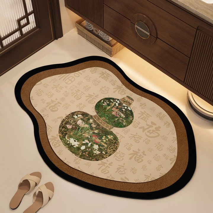 Verspielte Bären-Themen-Plüsch-Badezimmermatte