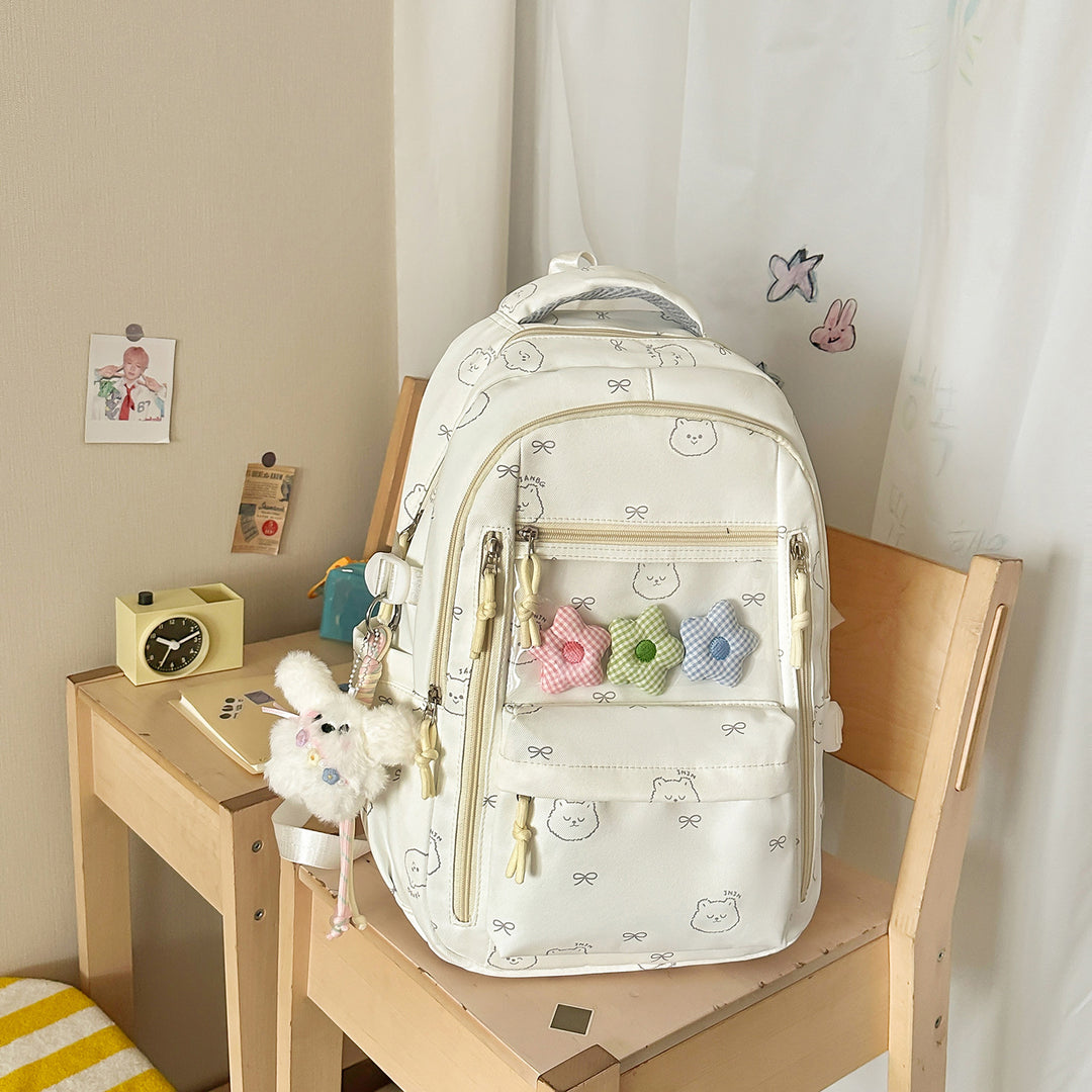 Niedlicher Cartoon-Printed Rucksack Karnz