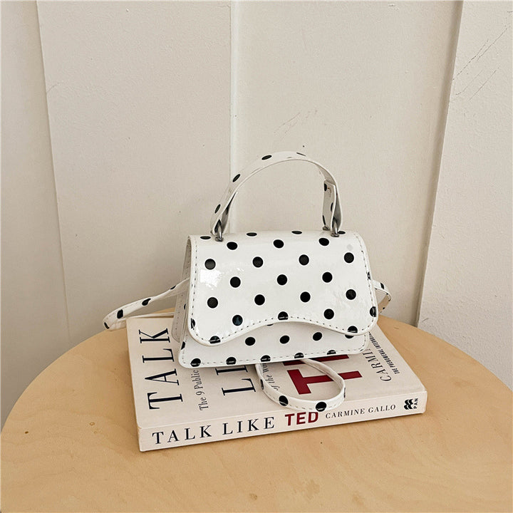 Punktmuster Mini-Handtasche