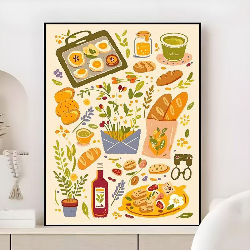 Gourmet kulinarisches Wandkunst Karnz