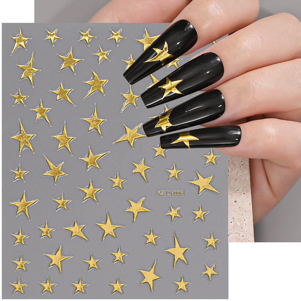 Floral Decorative Nail Art Aufkleber