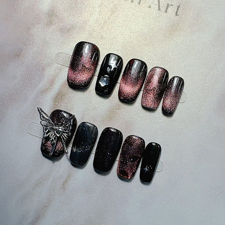 Premium French Tip Press-On Nails Karnz