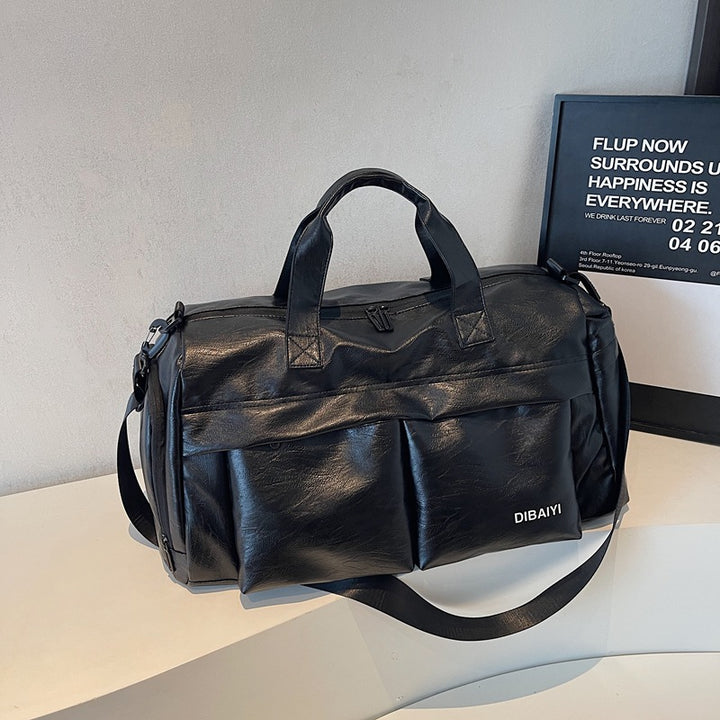 Premium Leder Wochenend Reisetasche