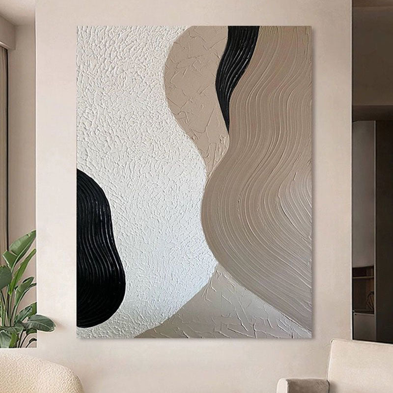 Strukturiertes modernes abstraktes Wand-Leinwand-Kunstwerk