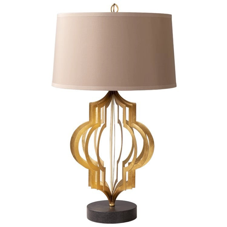 Dekorative Tischlampe mit künstlerischem Design