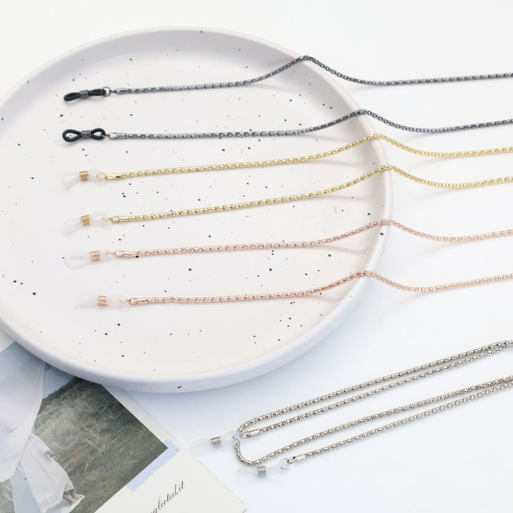 Chic Metallische Brillen Kette Karnz