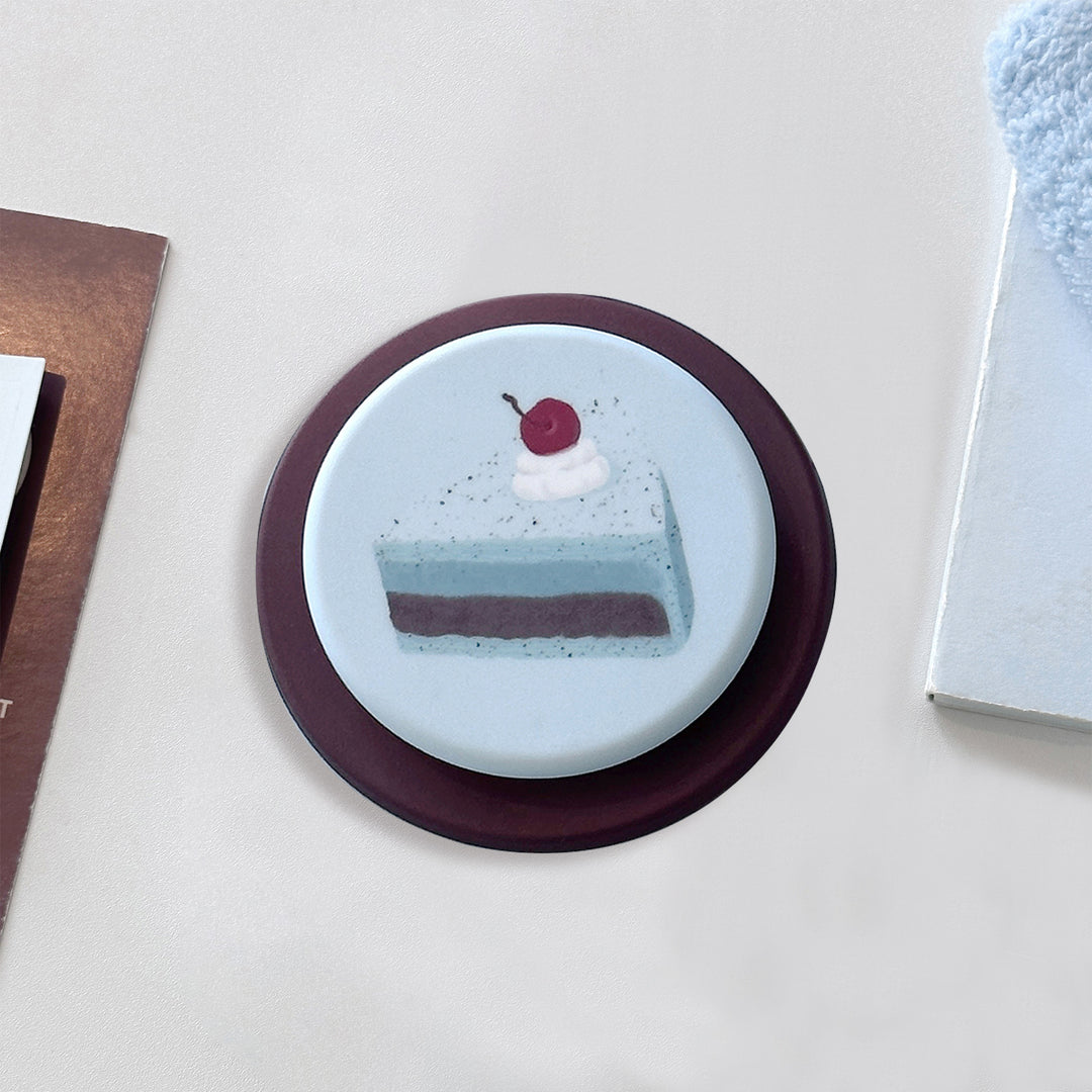 Niedlicher Kaffeetassen-Untersetzer im Kuchendesign Karnz