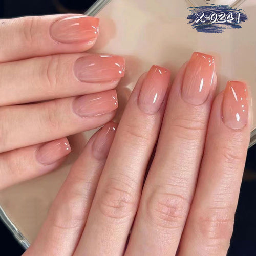 Glänzendes Natürliches Finish Nagelkunst Set