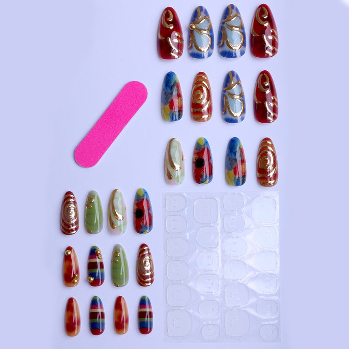 Künstliche Nail Art Karnz