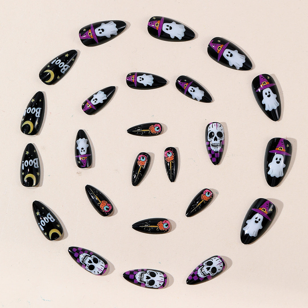 Gothic Halloween Nagelkunst Set Karnz