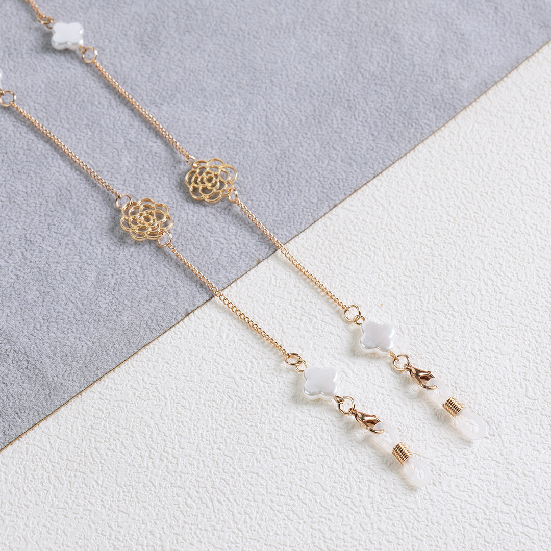 Elegante florale Tropfenohrringe Karnz