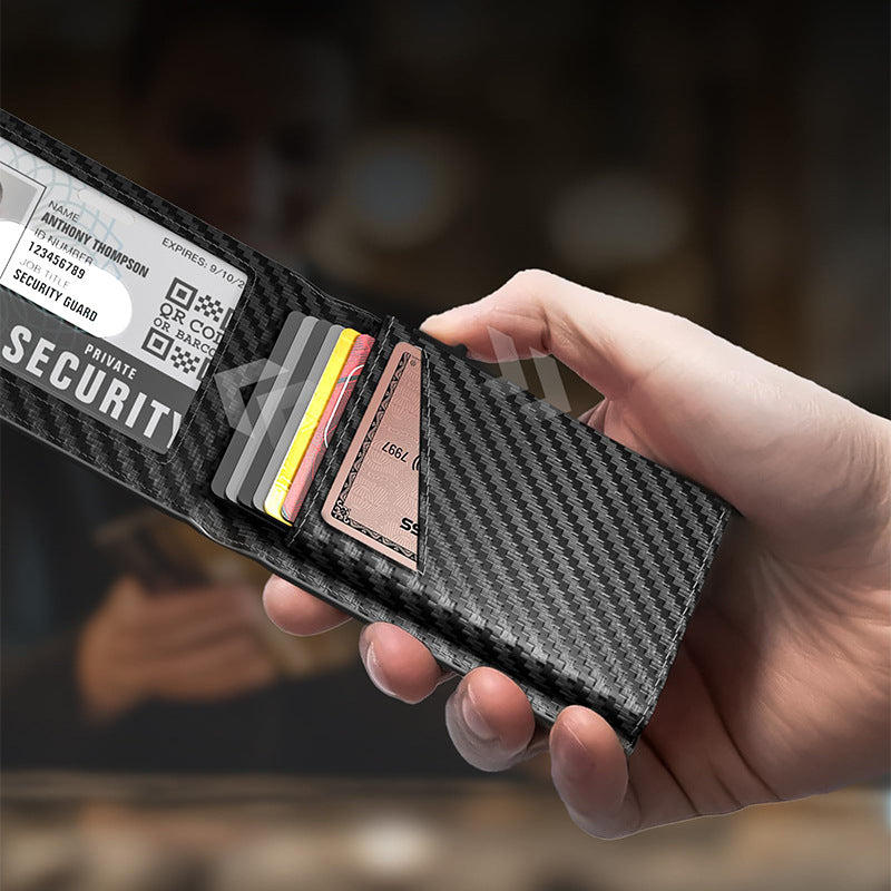 RFID-blockierendes Premium-Lederkartenetui Karnz