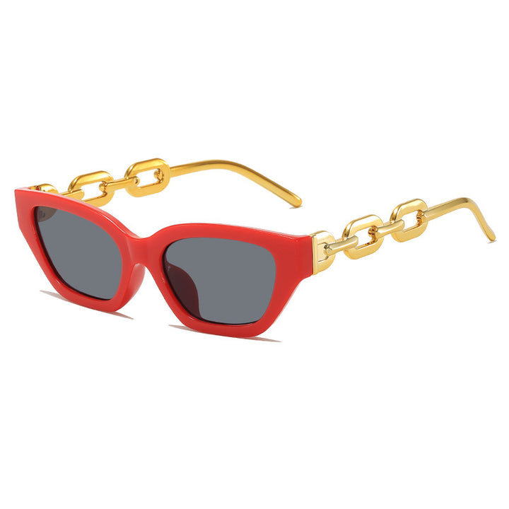 Trendige Retro Katzenaus Augen Sonnenbrillen Karnz