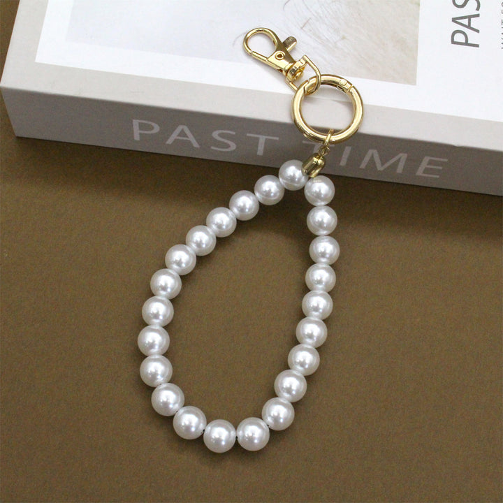 Elegante Perlen Übergroße Brillen Kette Karnz