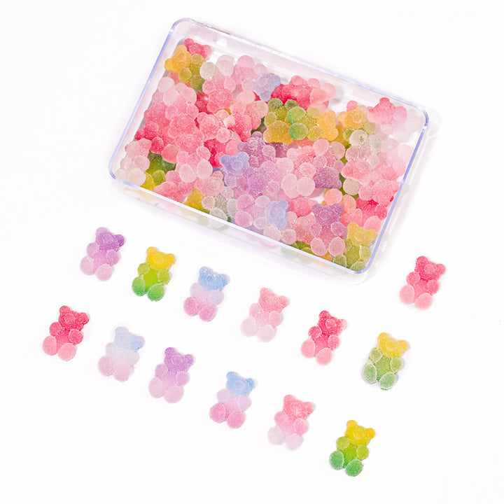 Süße bärenförmige Nagelkunst Charms