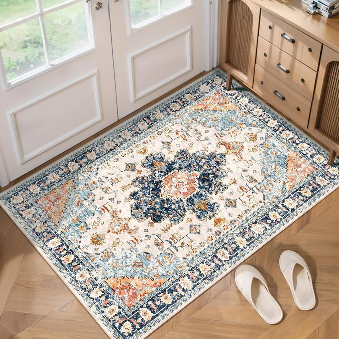 Vintage-inspirierter dekorativer Teppich