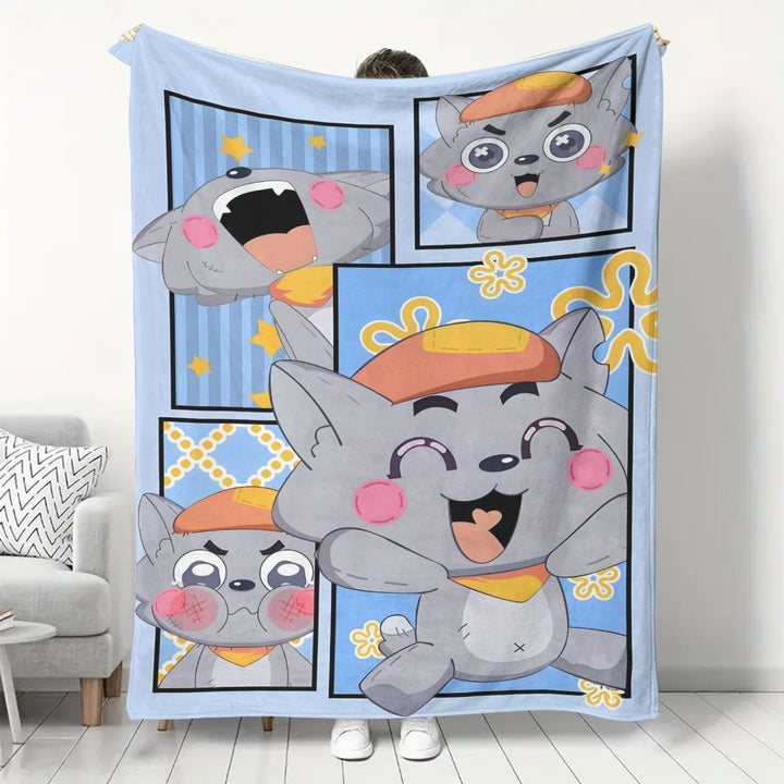 Cartoon Charakter Fleece Decke