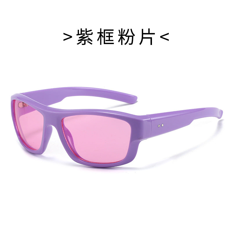 Damen Sport-Sonnenbrille mit robustem Rahmen und UV-Schutz Karnz