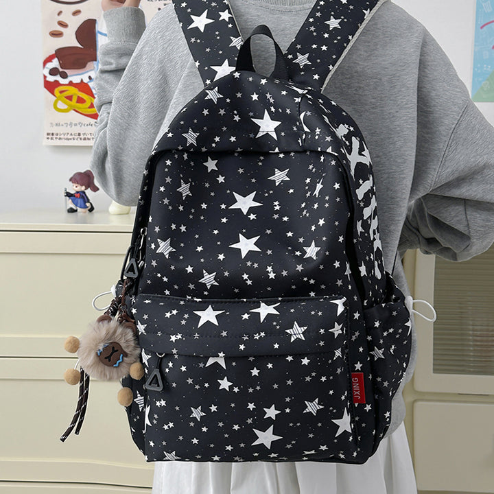 Sternenbedruckter süßer Rucksack Karnz