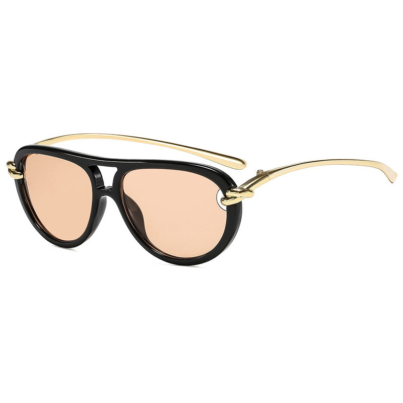 Damen Retro-Sonnenbrille mit elegantem Rahmen und polarisierten Gläsern Karnz
