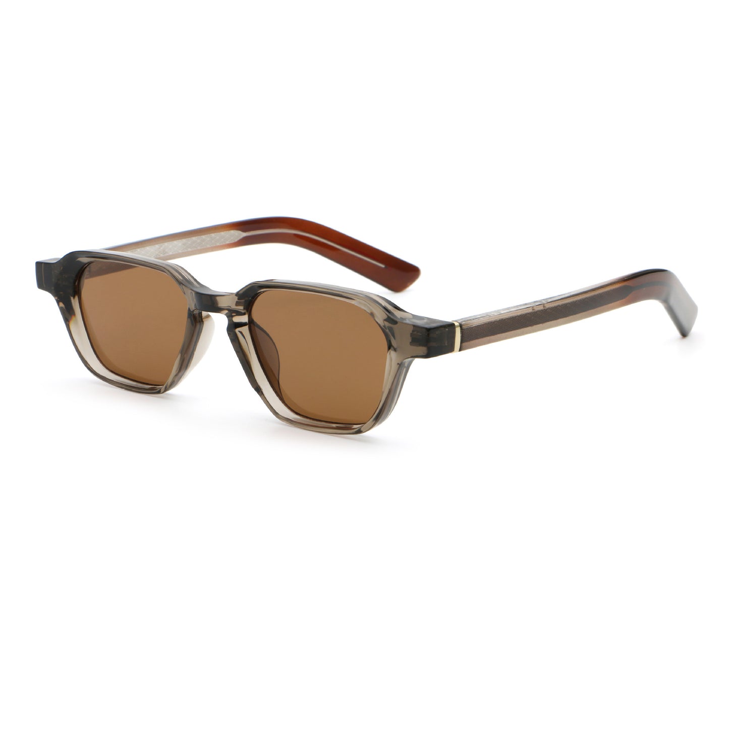 Damen Sonnenbrille im besonderen Design mit eckigen Gläsern Karnz