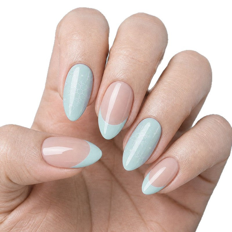 Künstlerische French Tip Acrylnagelverstärkungen Karnz