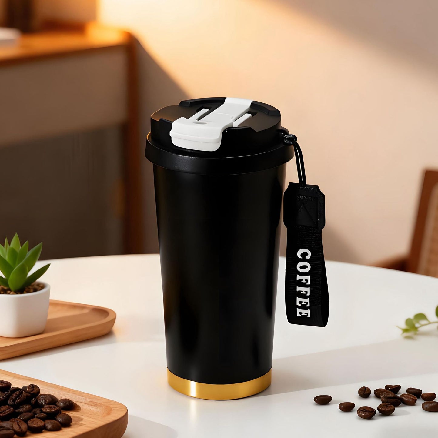 Damen Isolierte Kaffeetasse Karnz