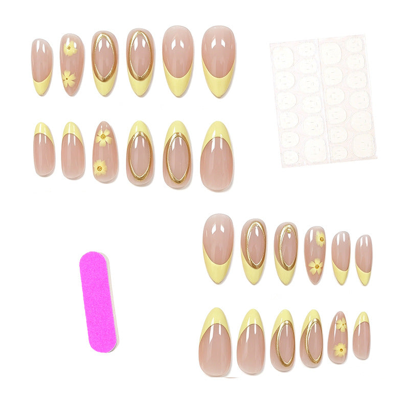 Elegante florale Acryl-Nagelkunst-Verstärkungen Karnz