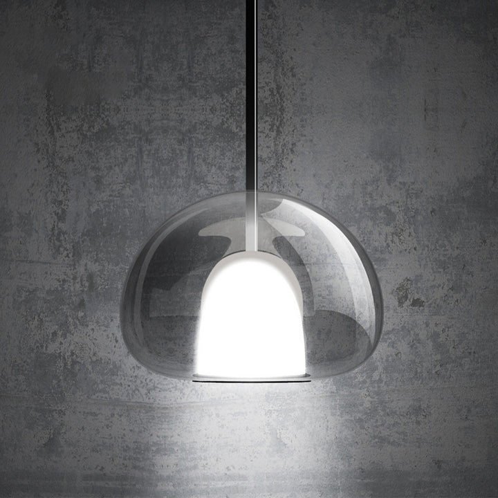 Moderne Klarglas Pendelleuchte