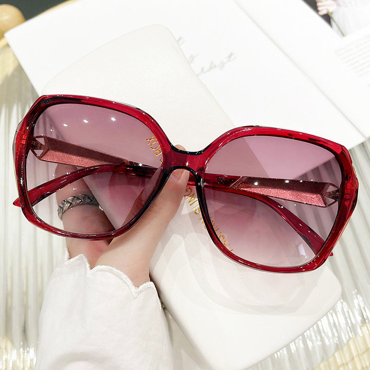 Damen oversized Sonnenbrille im eleganten Schmetterlingsdesign Karnz