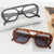 Damen modische sechseckige Brille Karnz