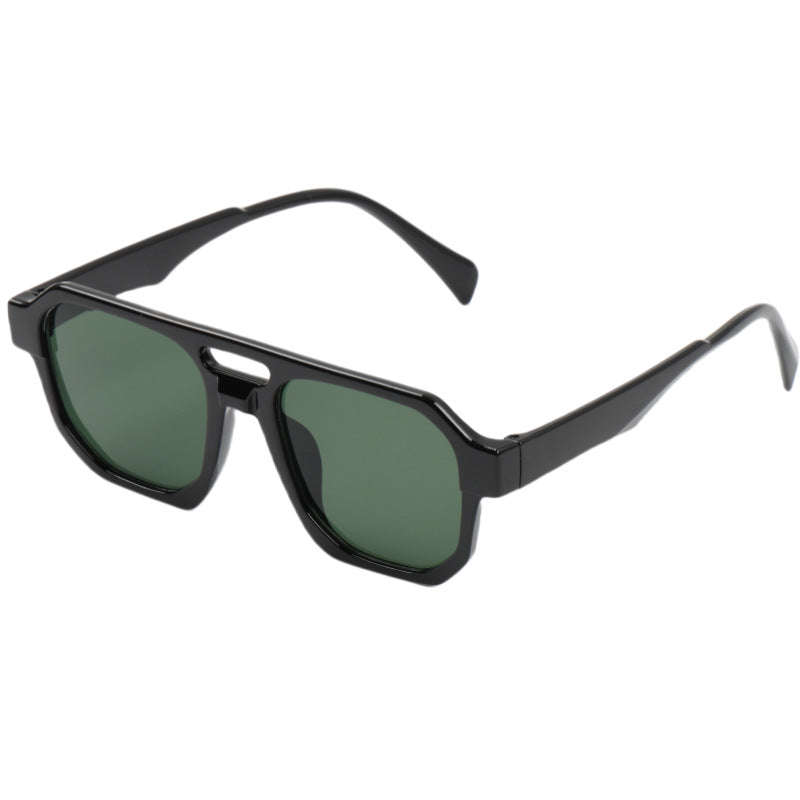 Damen moderne oversized Sonnenbrille mit eckigem Design Karnz