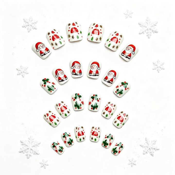 Weihnachtliche Kunstnägel Karnz