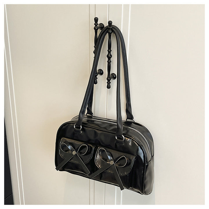 Stilvolle multifunktionale Handtasche mit Schleifendetail Karnz