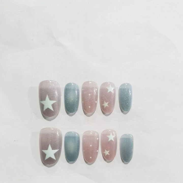 Himmlisches Stern-Nagelkunst-Design Karnz