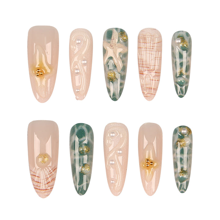 Kreatives Press-On Nagelkunst Set