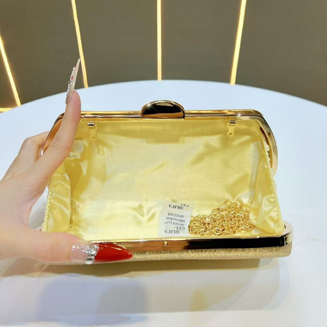Glitzernde Zylindrische Abend-Clutch