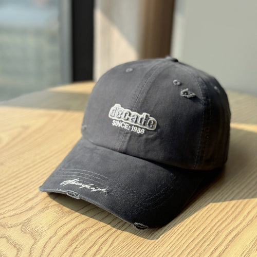 Vintage-inspirierte bestickte Baseballmütze